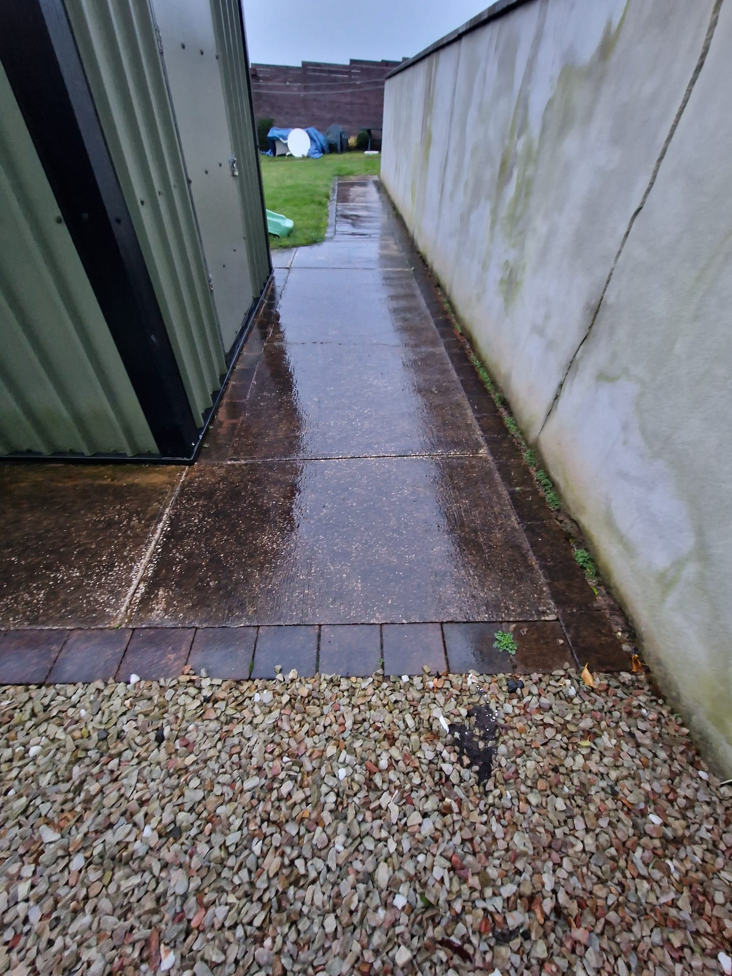 Driveway Pressure Washing